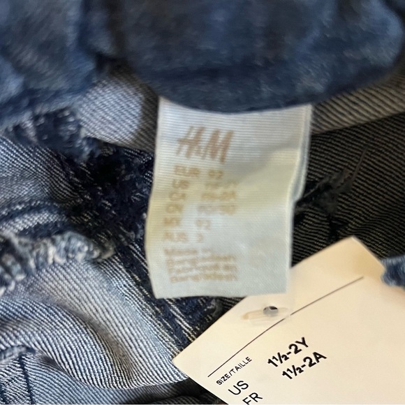 H&M Kids 1.5-2Y Skinny Jeans Lot of 2 NWT - Picture 3 of 4